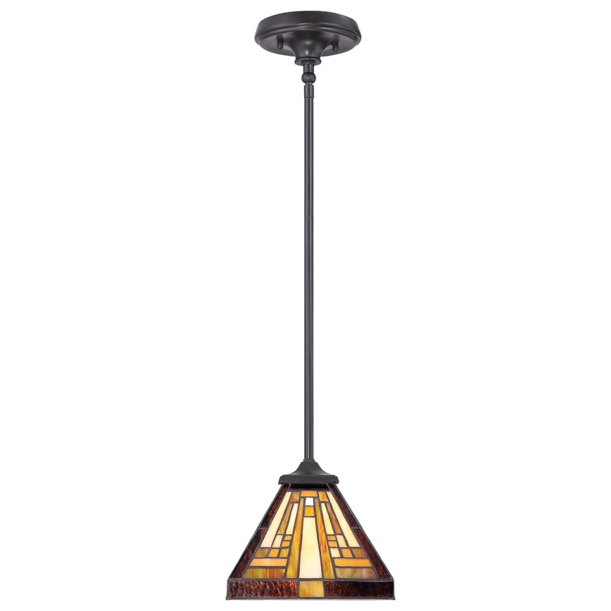 Elstead QZ-STEPHEN-MP - Luster na tyči STEPHEN 1xE27/100W/230V