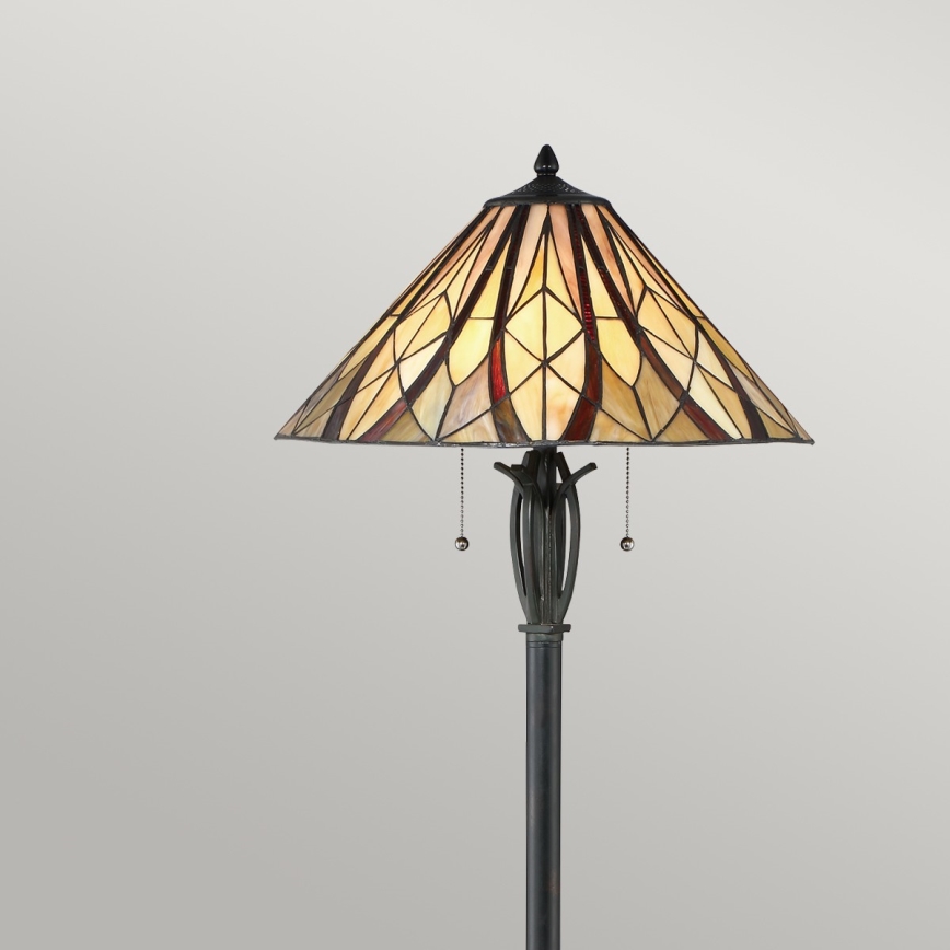 Elstead - Stojacia lampa Tiffany VICTORY 2xE27/60W/230V