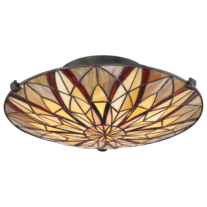 Elstead - Stropné svietidlo Tiffany VICTORY 2xE27/60W/230V