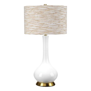 Elstead - Stolná lampa MILO 1xE27/60W/230V béžová