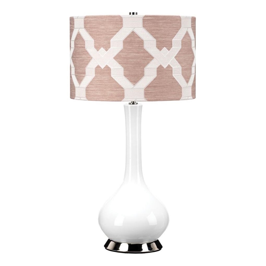 Elstead - Stolná lampa MILO 1xE27/60W/230V ružová