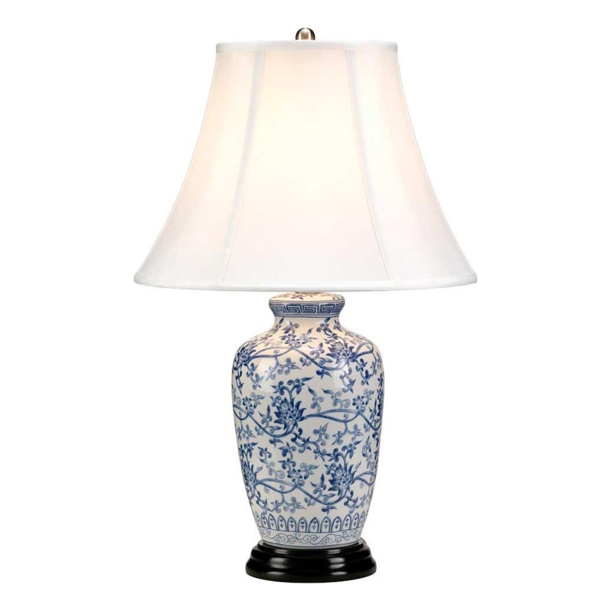 Elstead - Stolná lampa MODRÁ GINGER JAR 1xE27/60W/230V