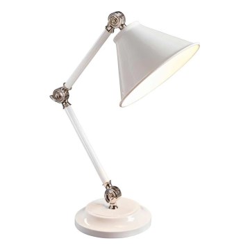 Elstead - Stolná lampa PROVENCE ELEMENT 1xE27/60W/230V biela