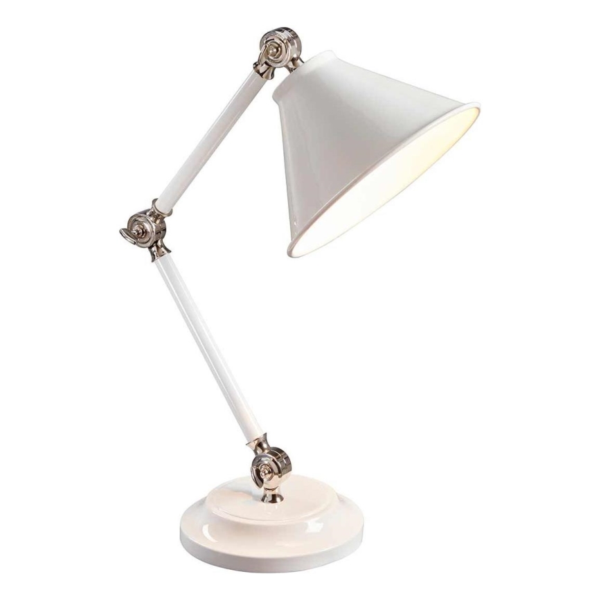 Elstead - Stolná lampa PROVENCE ELEMENT 1xE27/60W/230V biela