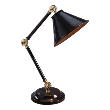Elstead - Stolná lampa PROVENCE ELEMENT 1xE27/60W/230V čierna