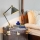 Elstead - Stolná lampa PROVENCE ELEMENT 1xE27/60W/230V šedá