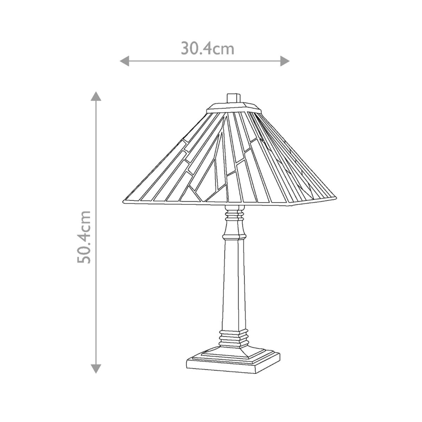 Elstead - Stolná lampa ALDERLEY 1xE27/60W/230V