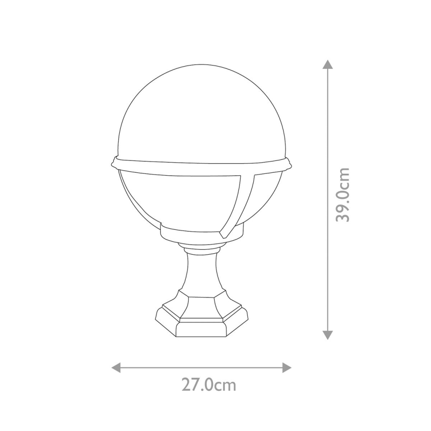 Elstead - Vonkajšia lampa GLENBEIGH 1xE27/100W/230V IP44