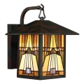 Elstead - Vonkajšie nástenné svietidlo Tiffany INGLENOOK 1xE27/60W/230V IP44