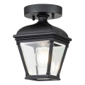 Elstead - Vonkajšie stropné svietidlo BAYVIEW 1xE27/60W/230V IP44 čierne