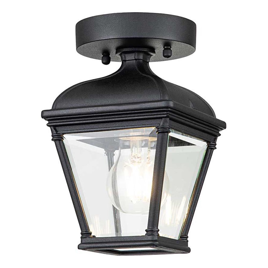 Elstead - Vonkajšie stropné svietidlo BAYVIEW 1xE27/60W/230V IP44 čierne