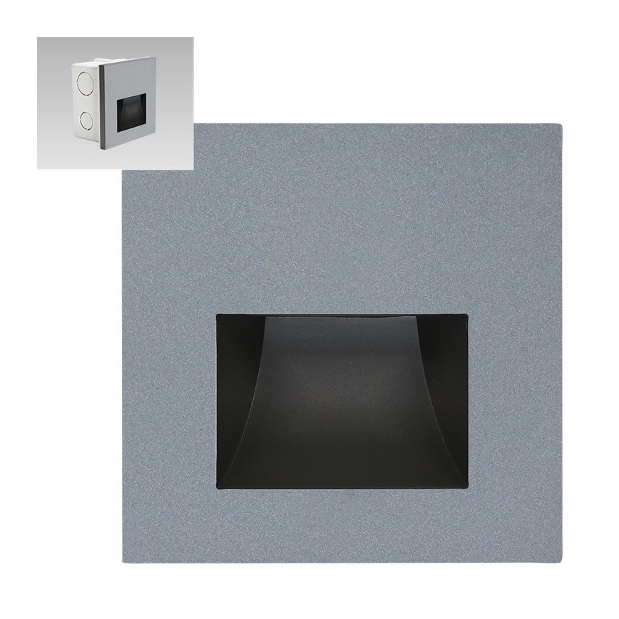 Emithor 70417 - LED Schodiskové svietidlo SUNNY LED/1W/230V 4000K šedá