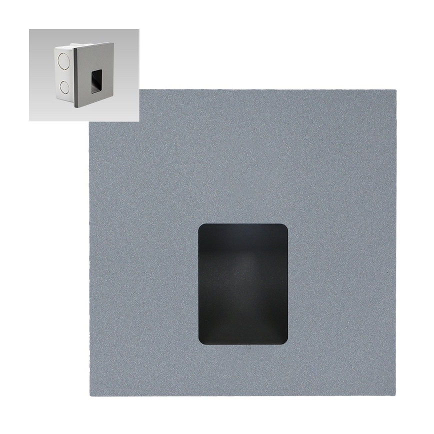 Emithor 70423 - LED Schodiskové svietidlo VIX LED/1W/230V 4000K šedá
