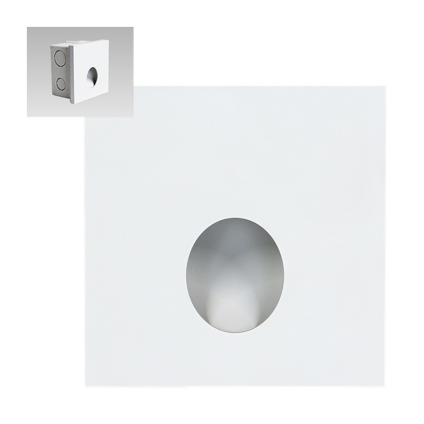 Emithor 70433 - LED Schodiskové svietidlo OLIVE LED/1W/230V 4000K biela