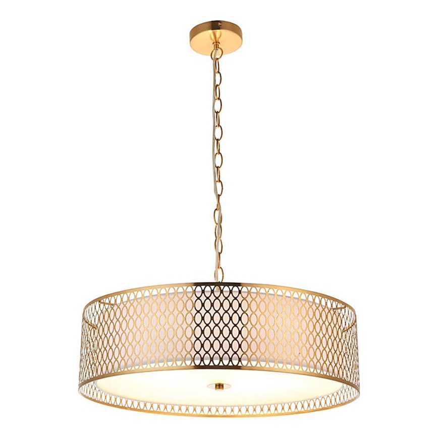 Endon 101569 - Luster na reťazi CORDERO 3xE27/10W/230V zlatý