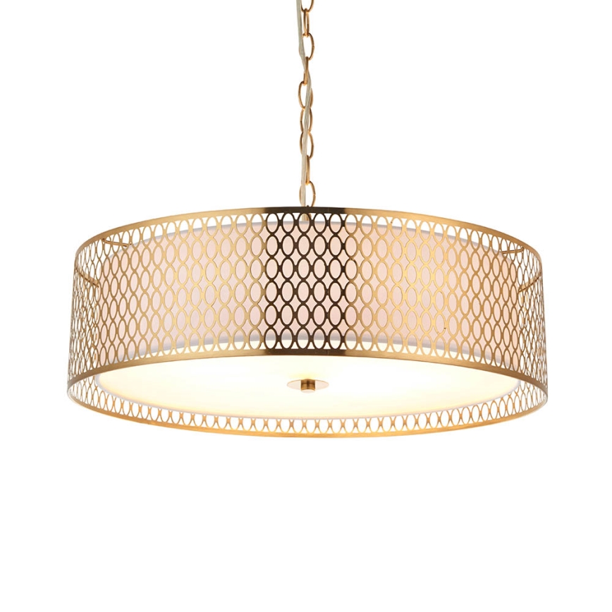 Endon 101569 - Luster na reťazi CORDERO 3xE27/10W/230V zlatý