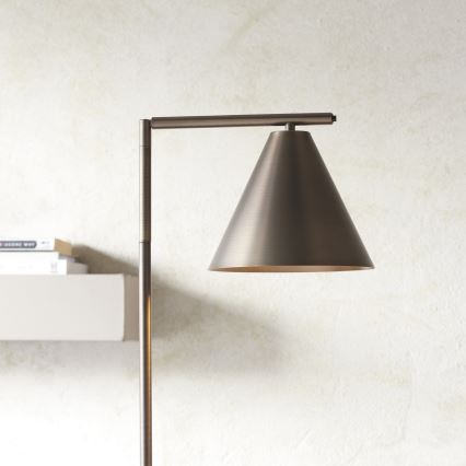 Endon 102895 - Stojacia lampa CAPE 1xE27/10W/230V bronzová