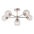 Endon 104050 - Luster na tyči ALLEGRA 6xE14/7W/230V lesklý chróm/číra
