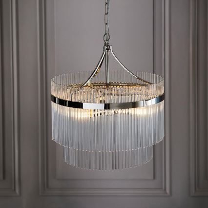 Endon 104113 - Luster na reťazi MARIETTA 3xE14/7W/230V lesklý chróm