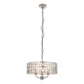 Endon 104466 - Luster na reťazi CLIFTON 3xE14/6W/230V lesklý chróm/číra pr. 38,5 cm