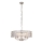 Endon 104467 - Luster na reťazi CLIFTON 5xE14/6W/230V lesklý chróm/číra pr. 50,5 cm