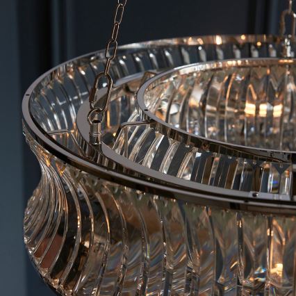 Endon 104528 - Luster na reťazi 6xE14/6W/230V lesklý chróm