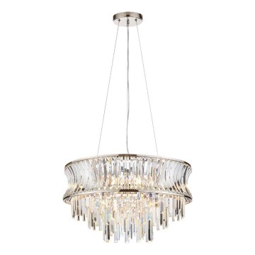 Endon 104530 - Luster na reťazi 9xE14/6W/230V lesklý chróm