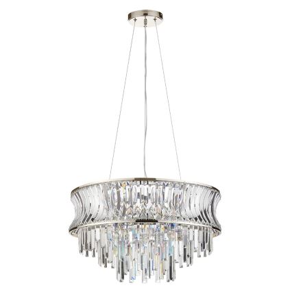 Endon 104530 - Luster na reťazi 9xE14/6W/230V lesklý chróm
