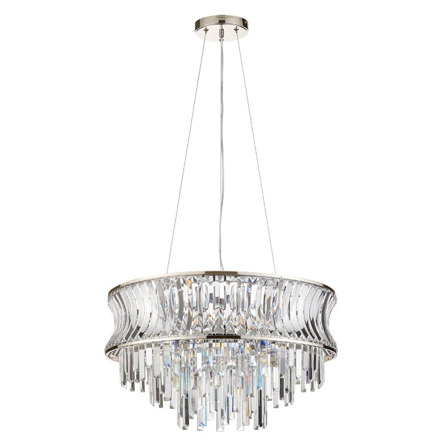 Endon 104530 - Luster na reťazi 9xE14/6W/230V lesklý chróm