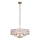 Endon 106244 - Luster na reťazi CLIFTON 5xE14/6W/230V mosadz/číre sklo