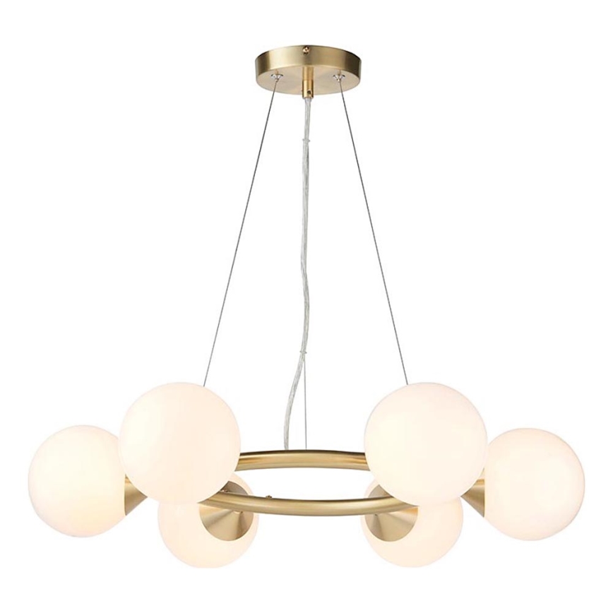 Endon 106390 - Luster na lanku OTIS 6xG9/3W/230V zlatý