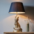 Endon 106796 - Stolná lampa FOX 1xE14/6W/230V čierna/mosadz