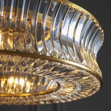 Endon 106811 - Luster na reťazi 6xE14/6W/230V zlatý