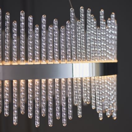 Endon 107108 - LED luster na lanku LED/56W/230V 3000K lesklý chróm