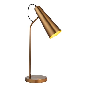 Endon 107527 - Stolná lampa KARNA 1xE27/10W/230V mosadz