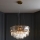 Endon 107785 - Luster na lanku 9xE14/6W/230V zlatý