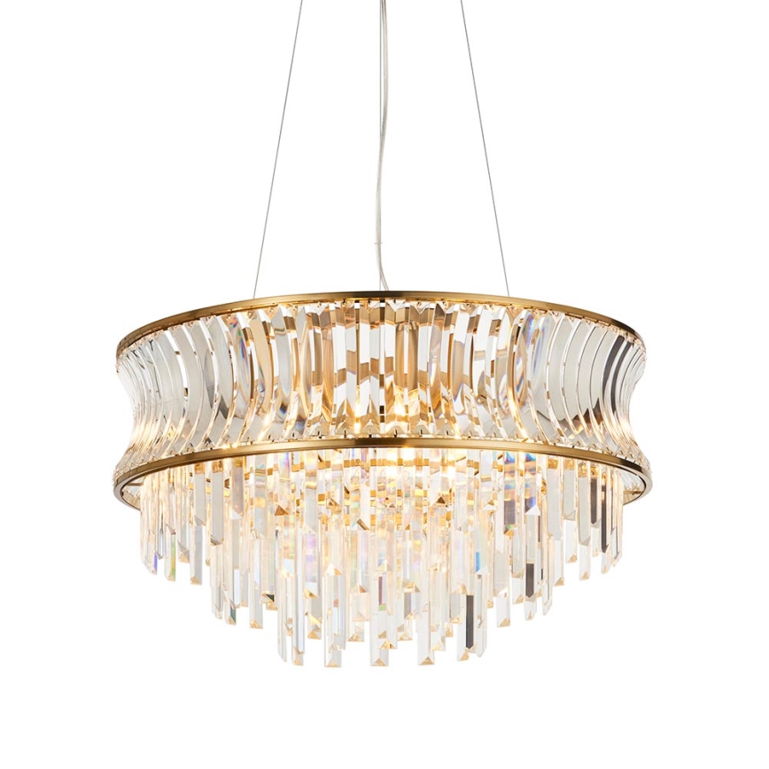 Endon 107785 - Luster na lanku 9xE14/6W/230V zlatý