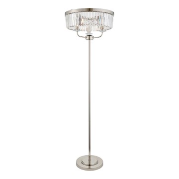 Endon 108103 - Stojacia lampa CHESTERFIELD 3xE14/6W/230V lesklý chróm