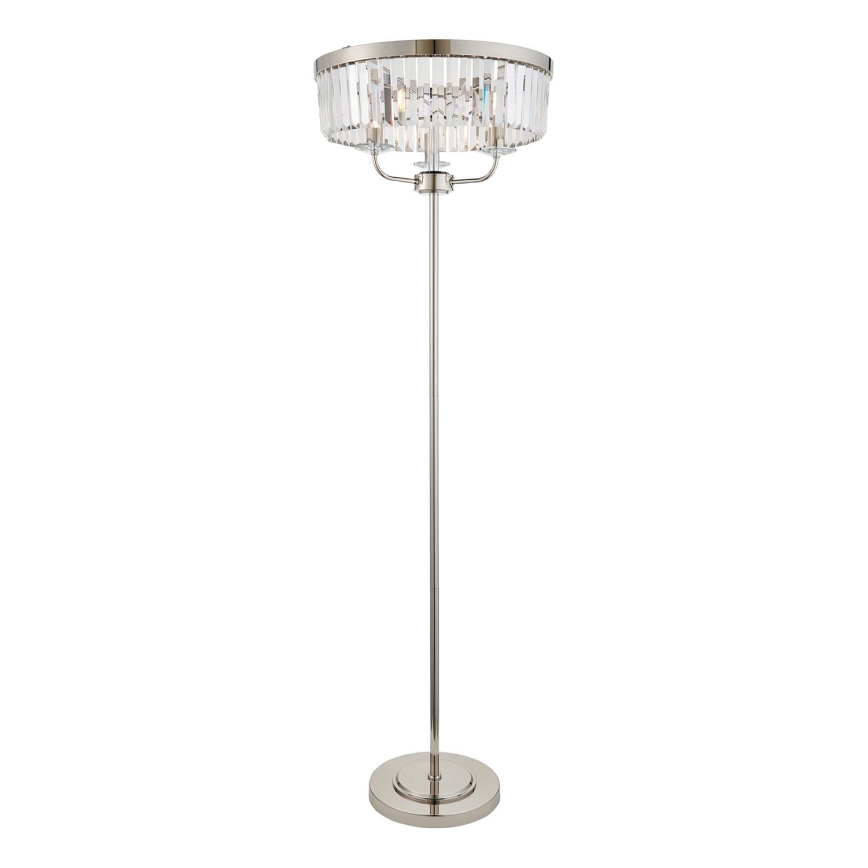 Endon 108103 - Stojacia lampa CHESTERFIELD 3xE14/6W/230V lesklý chróm