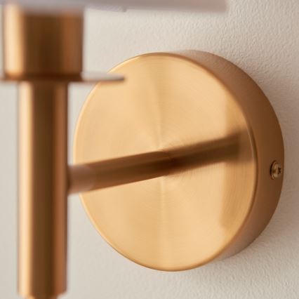 Endon 110738 - Nástenné svietidlo 1xE14/6W/230V biela/zlatá