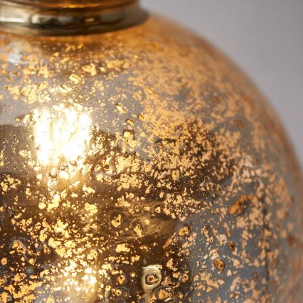 Endon 111336 - Závesné svietidlo na kábli 1xE27/10W/230V zlatá/dymová čierna