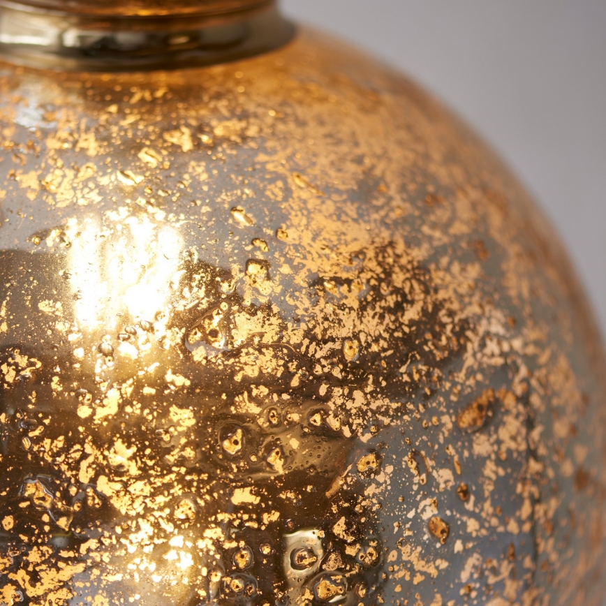 Endon 111336 - Závesné svietidlo na kábli 1xE27/10W/230V zlatá/dymová čierna