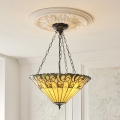 Endon 111881 - Luster na reťazi Tiffany JAMELIA 3xE27/10W/230V priemer 50 cm