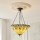 Endon 111881 - Luster na reťazi Tiffany JAMELIA 3xE27/10W/230V priemer 50 cm