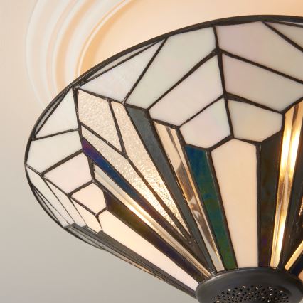 Endon 111895 - Prisadený luster Tiffany ASTORIA, 3×E27, 10 W, 230 V, priemer 48 cm