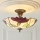 Endon 111896 - Prisadený luster Tiffany BOTANICA 3×E27/10W/230V, priemer 45 cm