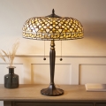 Endon 112178 - Stolná lampa Tiffany MILLE FEUX 2xE14/40W/230V priemer 45 cm