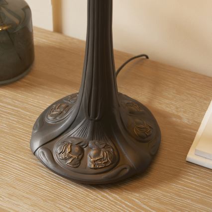 Endon 112185 - Stolná lampa Tiffany HECTOR 1xE27/10W/230V priemer 40 cm