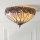 Endon 112188 - Stropné svietidlo Tiffany HUTCHINSON 2xE27/60W/230V priemer 40 cm
