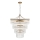 Endon 112576 - Luster na reťazi MARIETTA 16xE14/6W/230V mosadz/číra